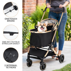 FOREVER QUEEN removable liner inside the stroller for added comfort.