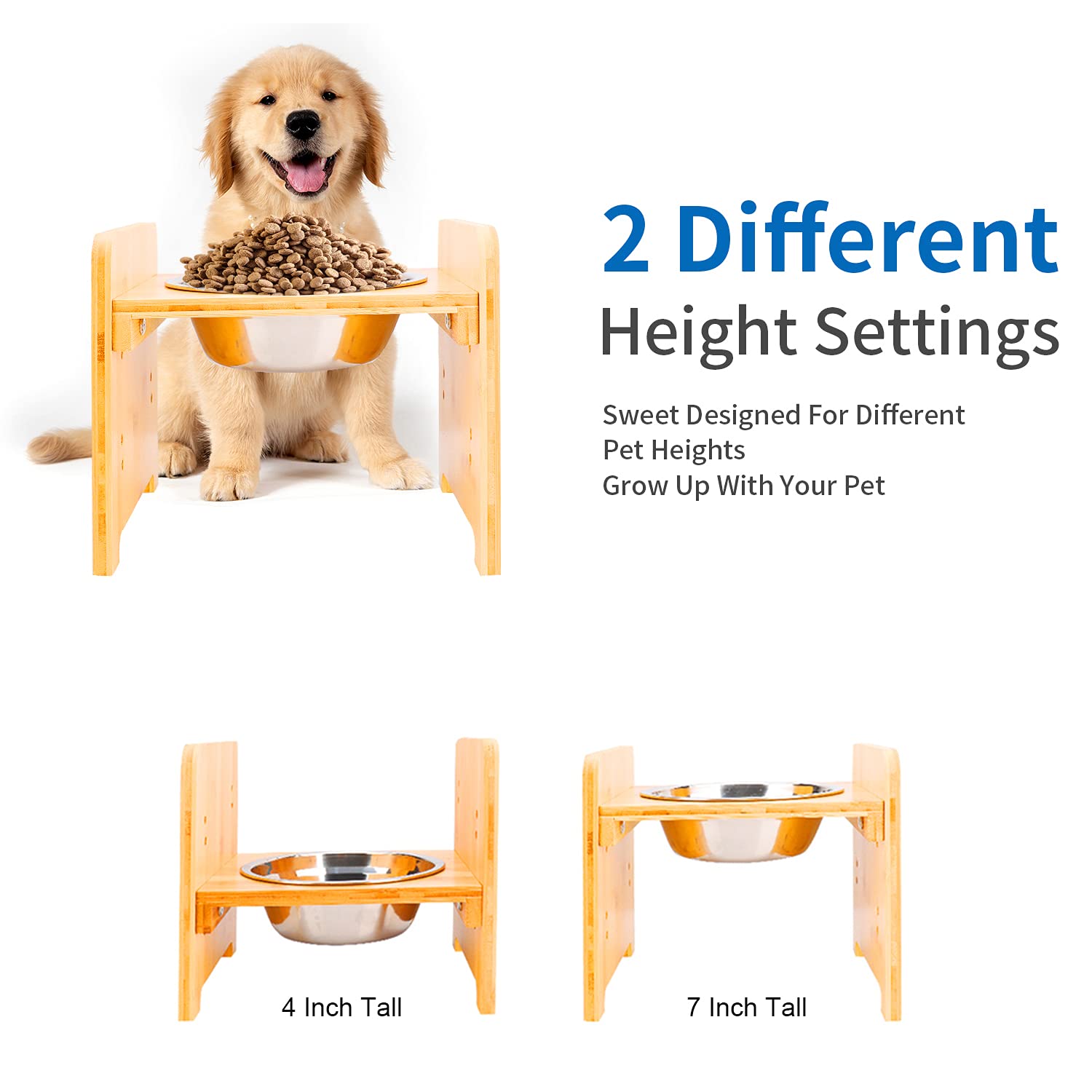 YY FOREYY anti-slip feet keep bowls steady and protect floors