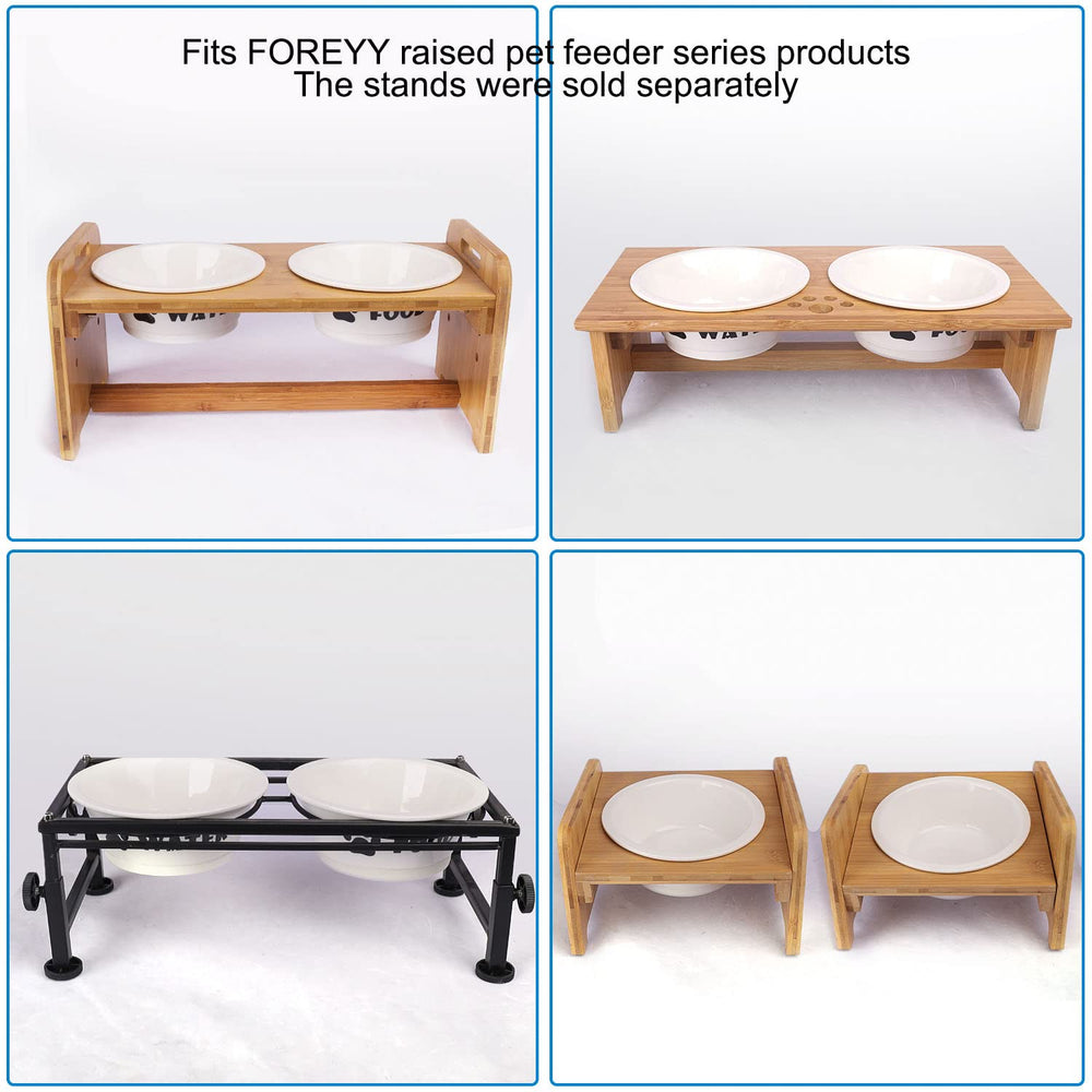 Diameter 6.8 inches by 3 inches height suitable for medium to large cats and small dogs.