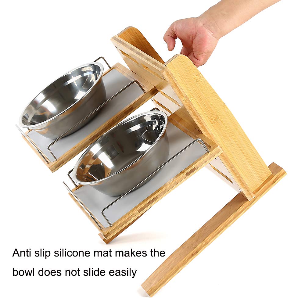 FOREYY easy-to-clean stand keeps feeding areas tidy after meals