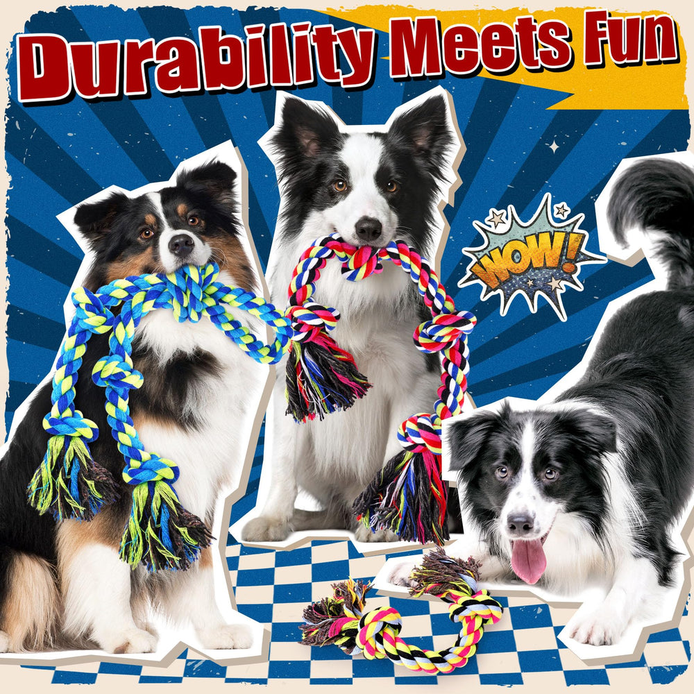 Forfon aggressive-chewer rope toy safety supervision during use.