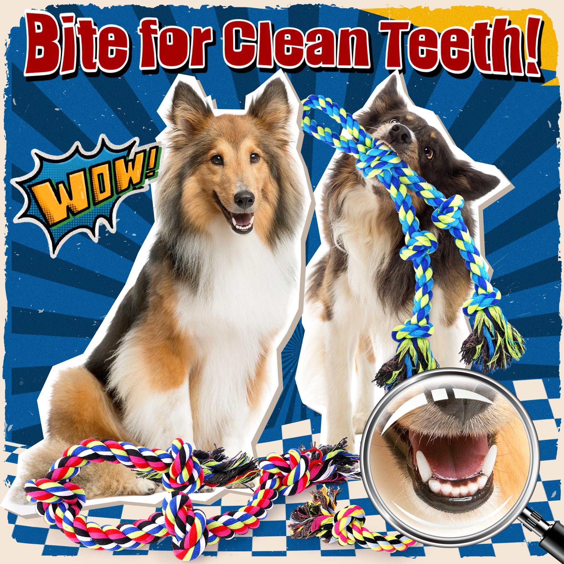 Forfon dog bags included for easy cleanup after play sessions.