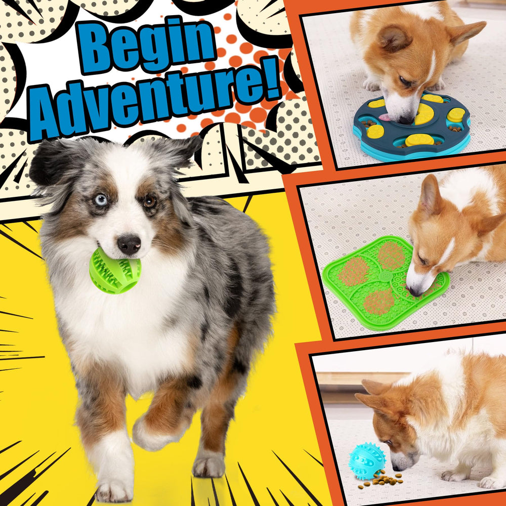 Forfon enrichment set works indoors or outdoors for small-to-medium dogs