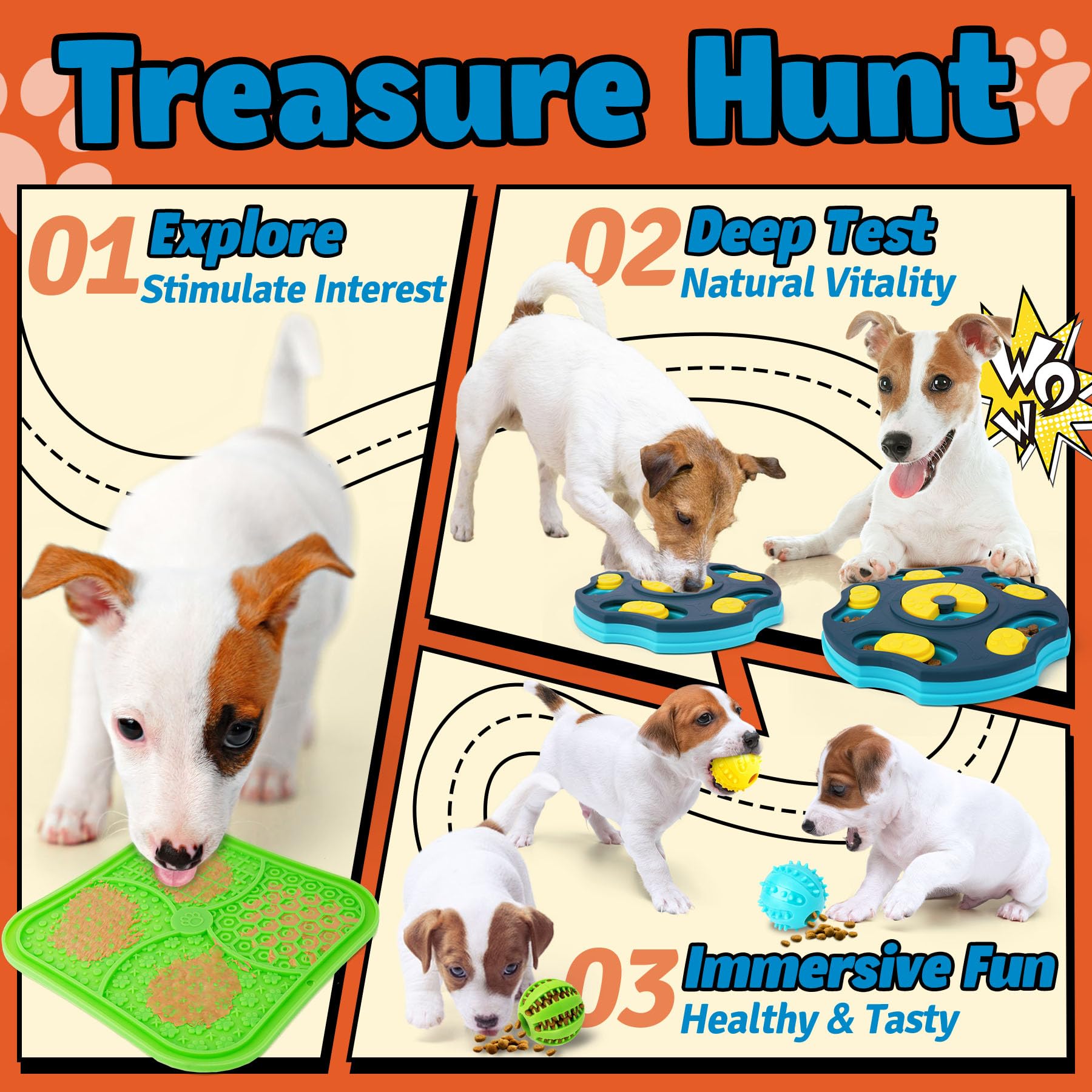 Forfon treat balls promote activity and slow-paced play for busy dogs
