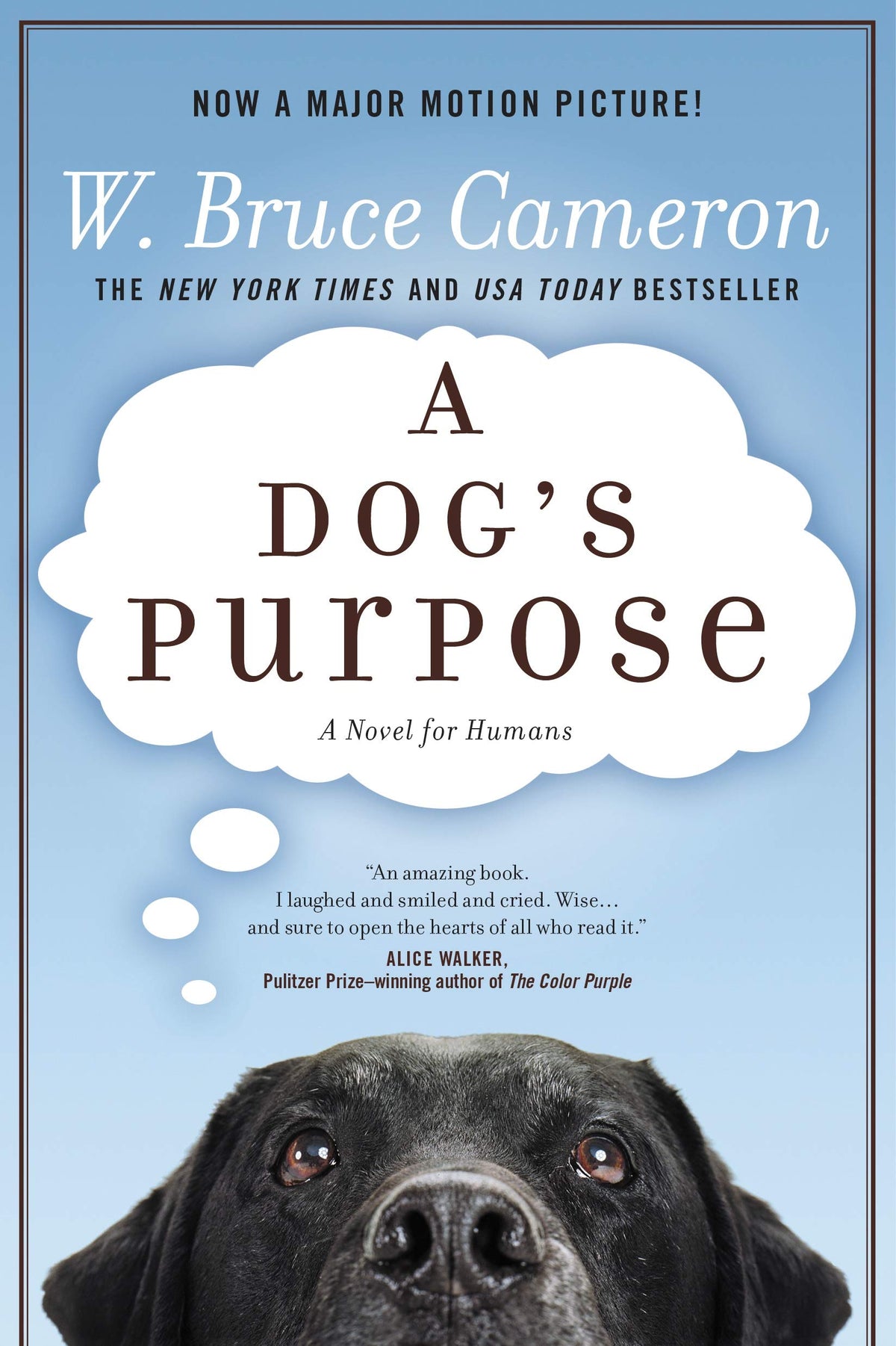 Forge Books A Dog's Purpose cover highlights a heartfelt dog story for gift-giving