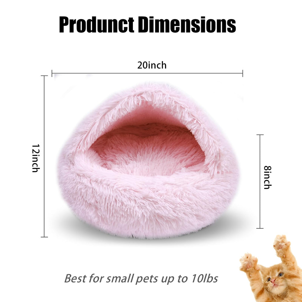 FORMYCATIE cat bed soft plush materials provide warmth and comforting touch