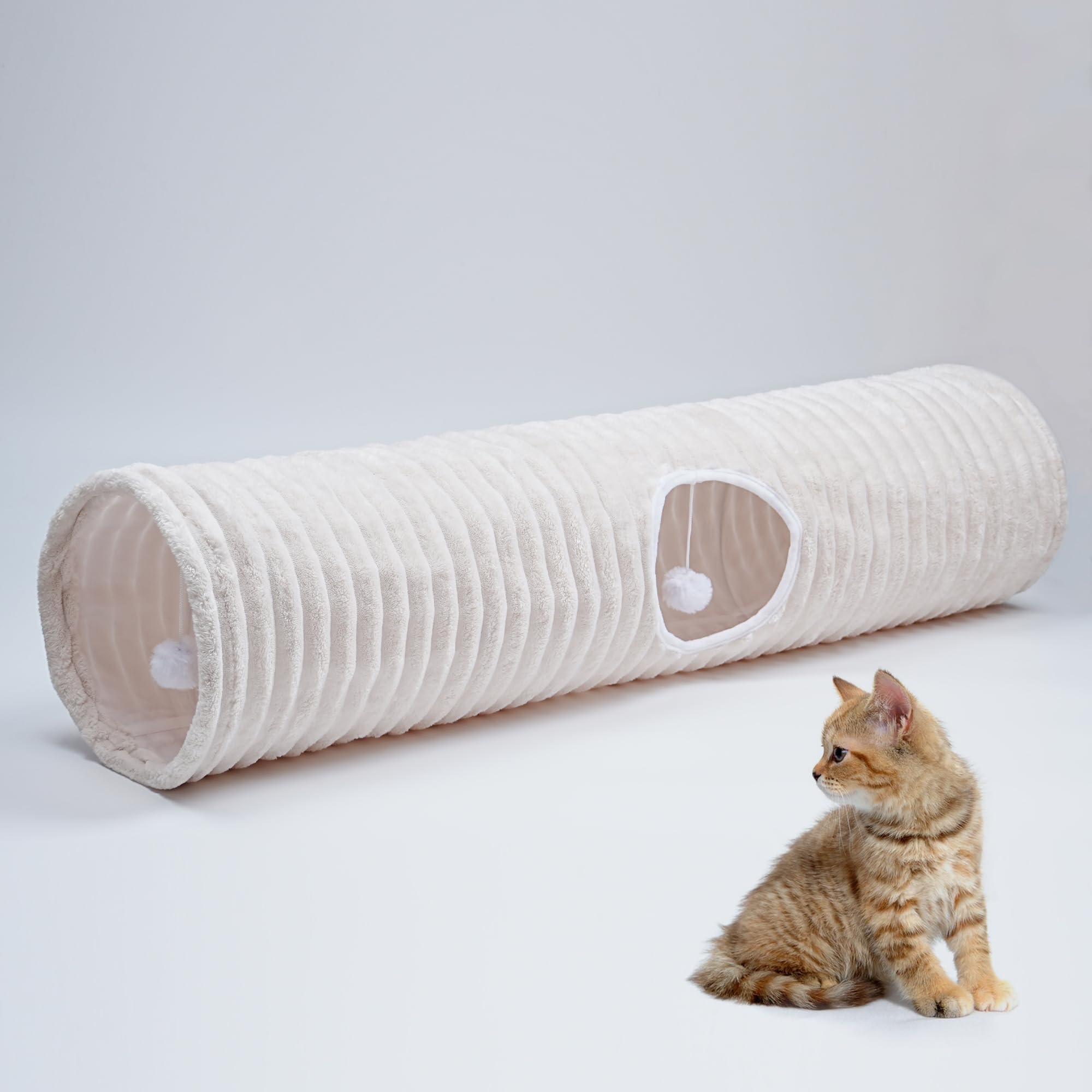 FORMYCATIE cat tunnel collapsible structure for easy storage and quick setup