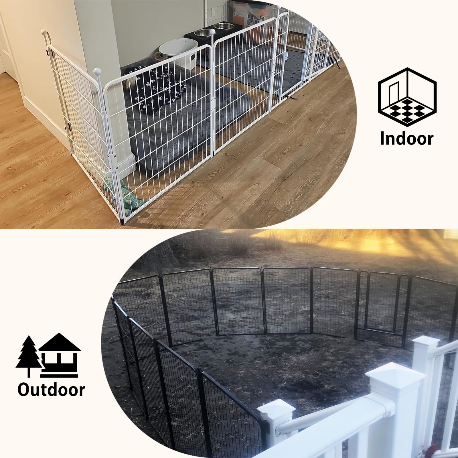 ForoGore black-steel-anchor-50lb-capacity provides strong support for active dogs.