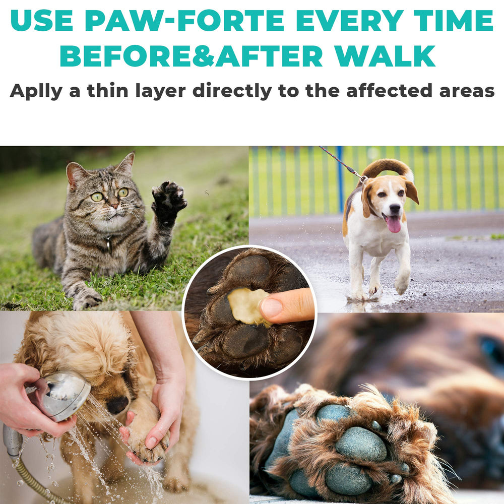 Forticept PAW Balm includes lemongrass oil for gentle fragrance and care.