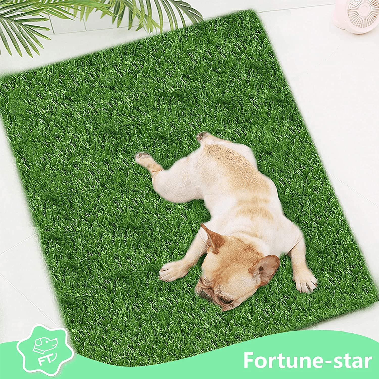 Fortune-star dog potty grass durable-material image emphasizes high-resistance fibers.