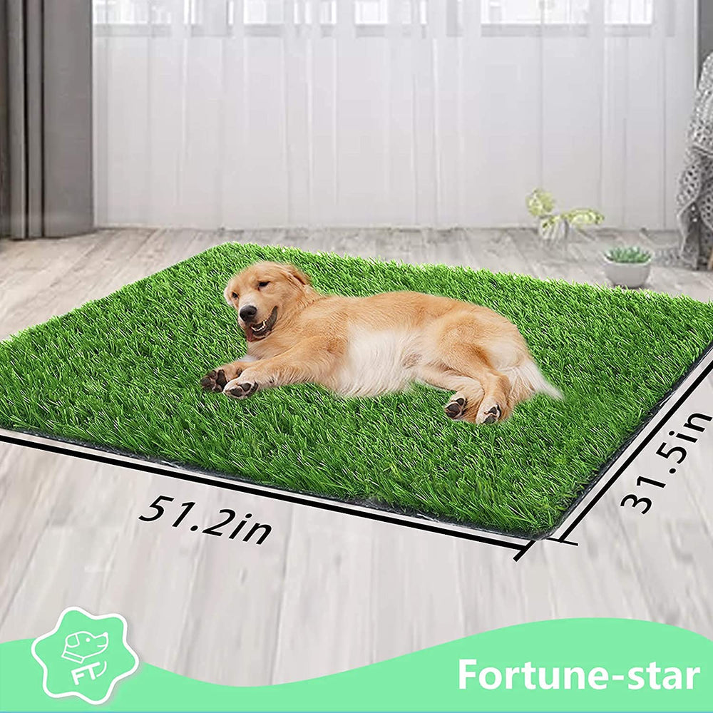 Fortune-star dog-potty-grass indoor-use image highlights versatile indoor training surface.