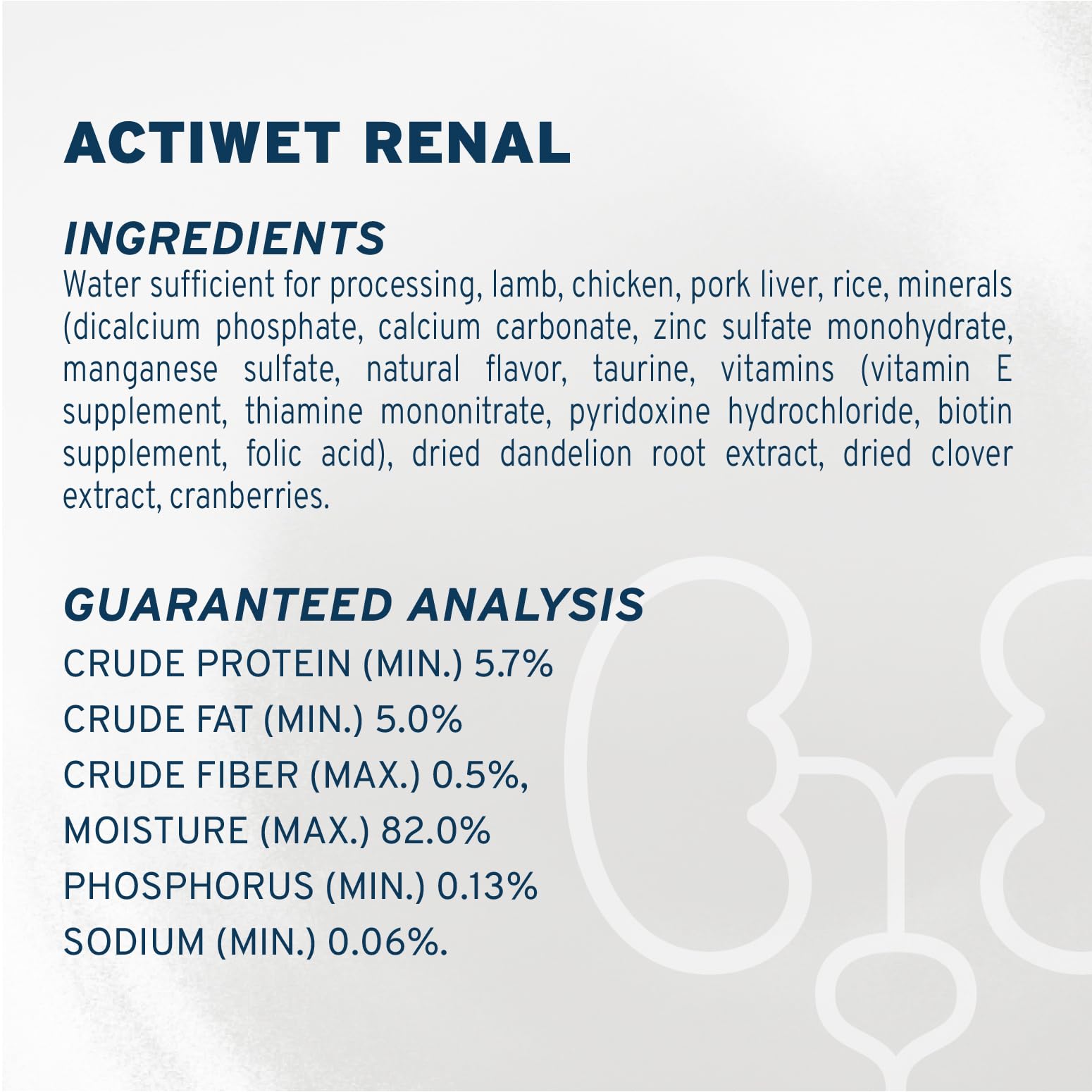 Forza10 vet-formulated kidney care wet food offers veterinary-inspired nutrition