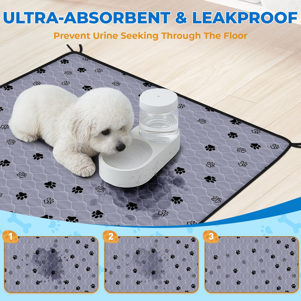 Fostanfly pee pad absorbent core to absorb spills and keep space dry.