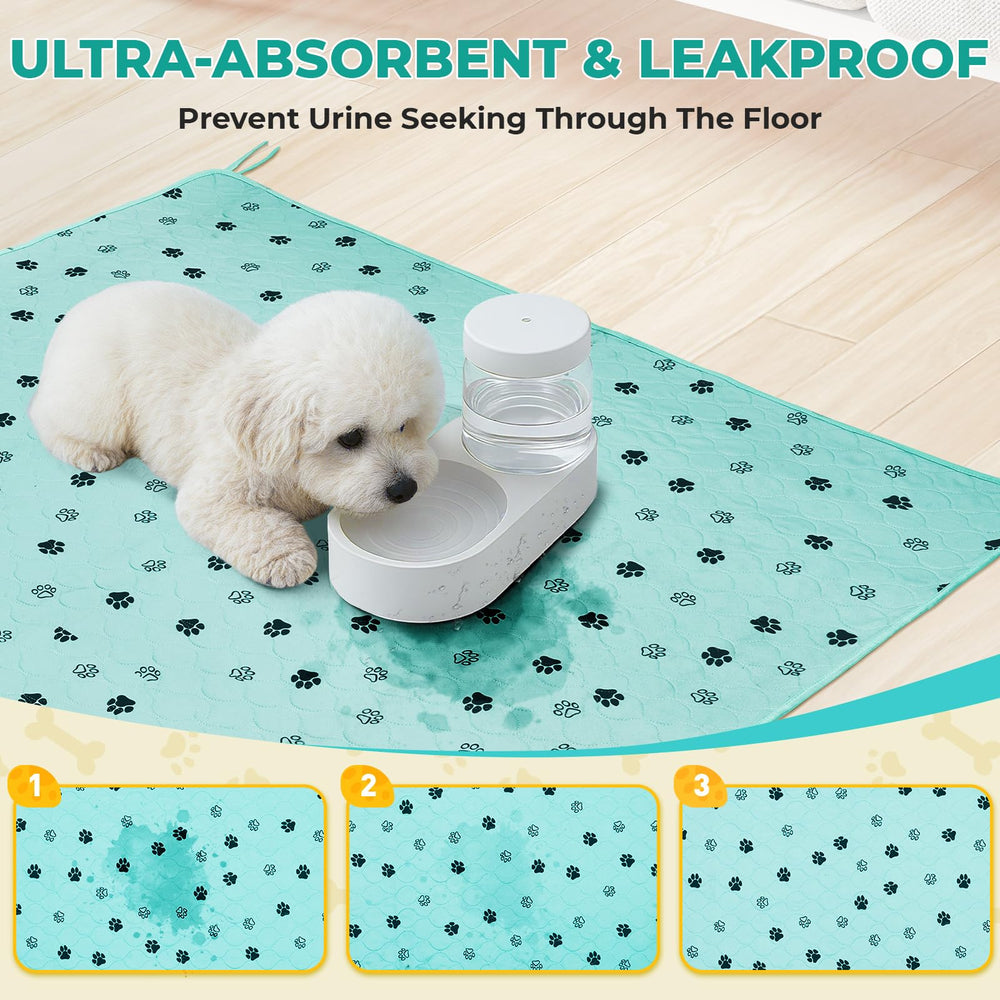 Fostanfly anti-slip bottom feature keeps pads in place on hard floors.