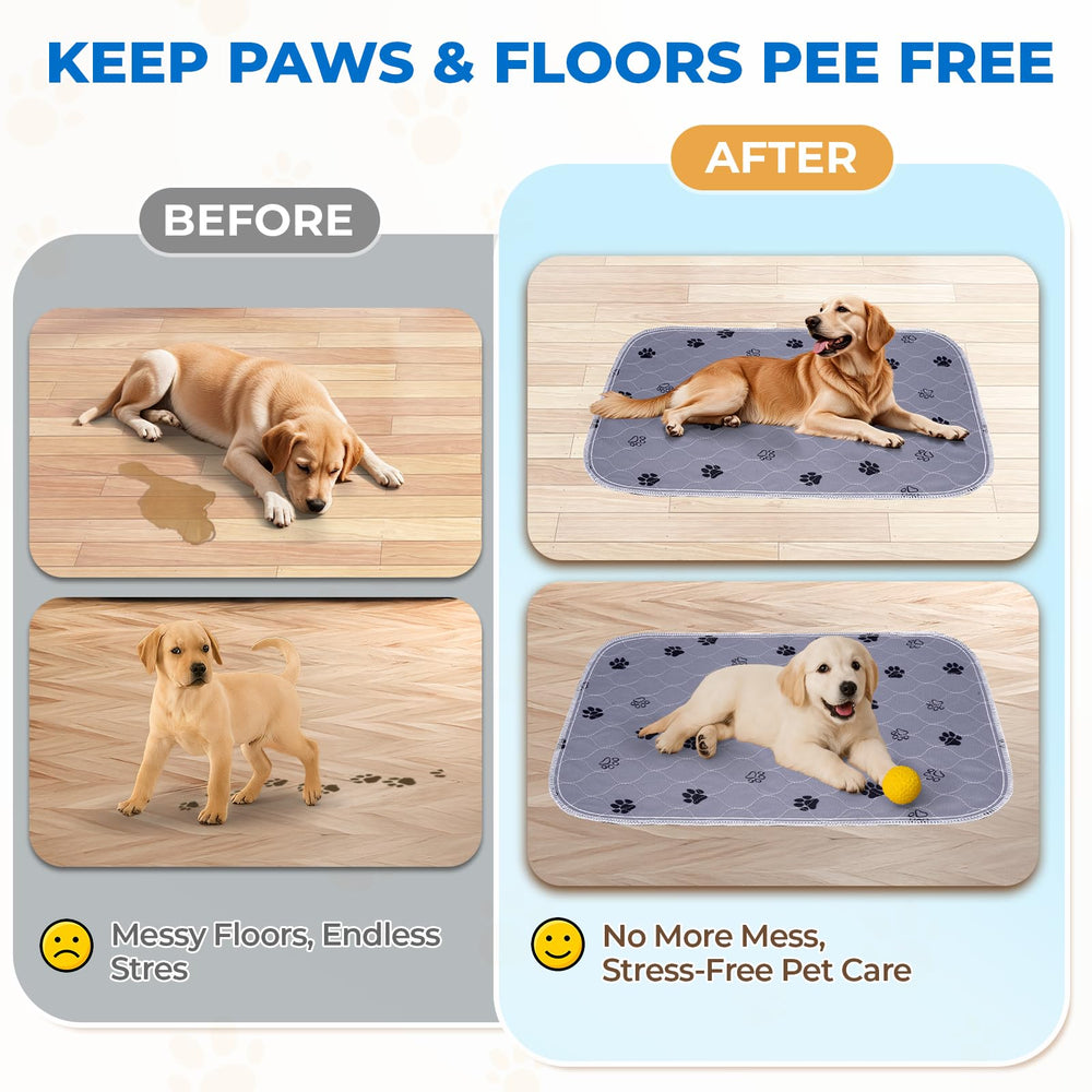 Fostanfly puppy pad-machine-washable for easy cleaning between uses