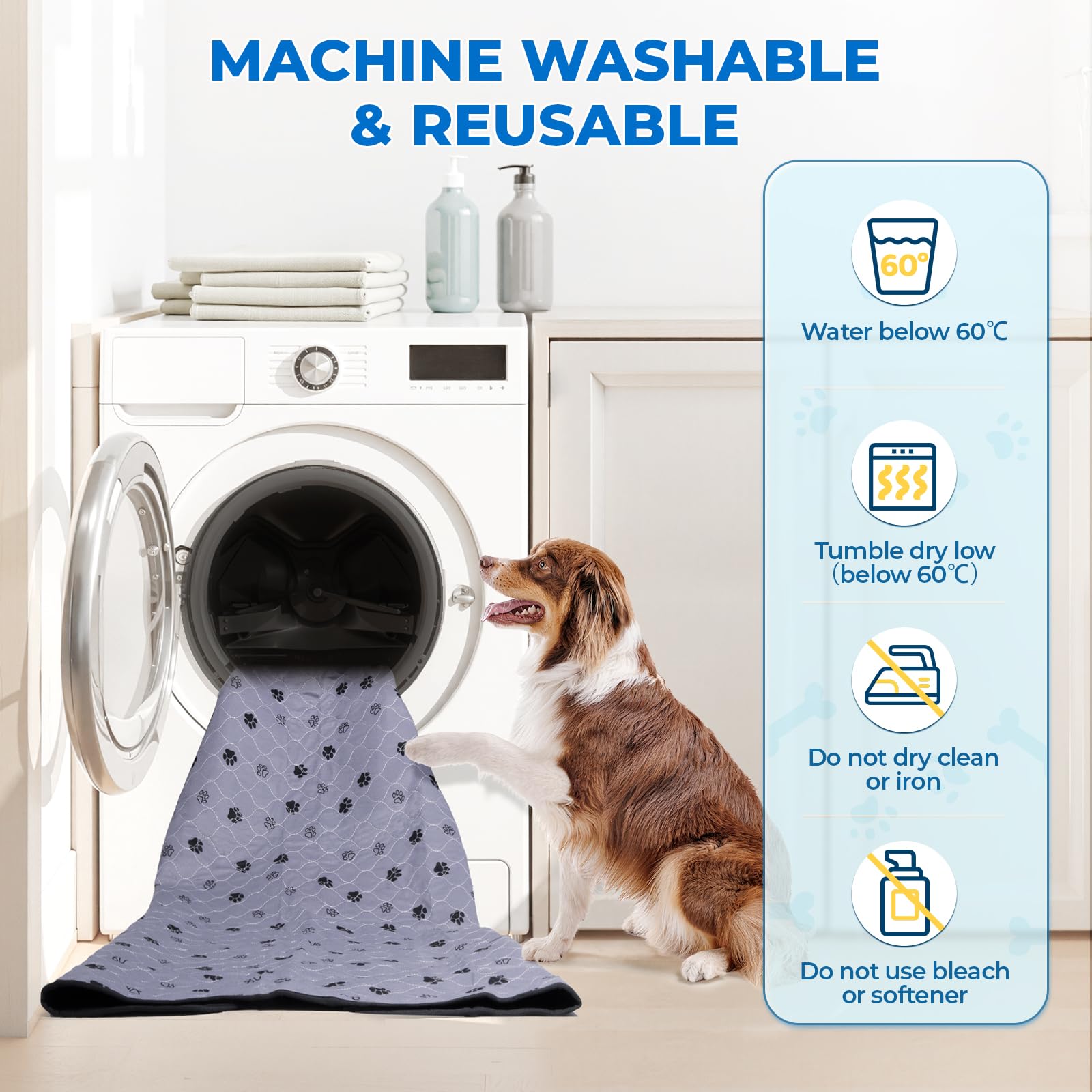Fostanfly puppy pad-waterproof-tpu demonstrates leak-proof barrier protecting your floors