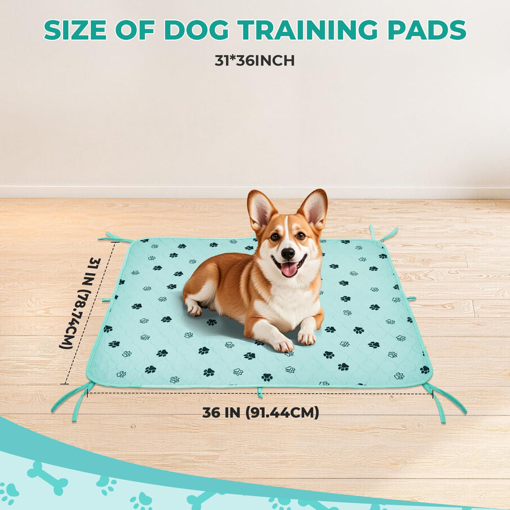 Fostanfly large 31x36 pad with soft quilted top, cozy for pets.