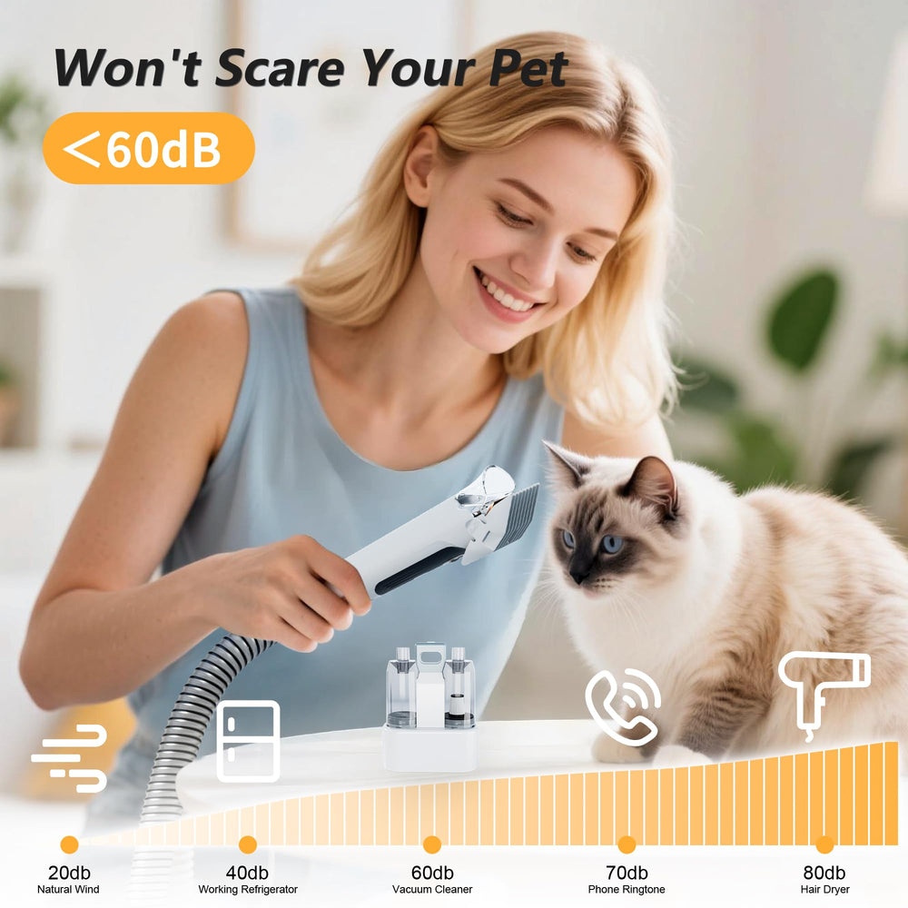 FOTING low-noise operation keeps dogs comfortable under 60 dB