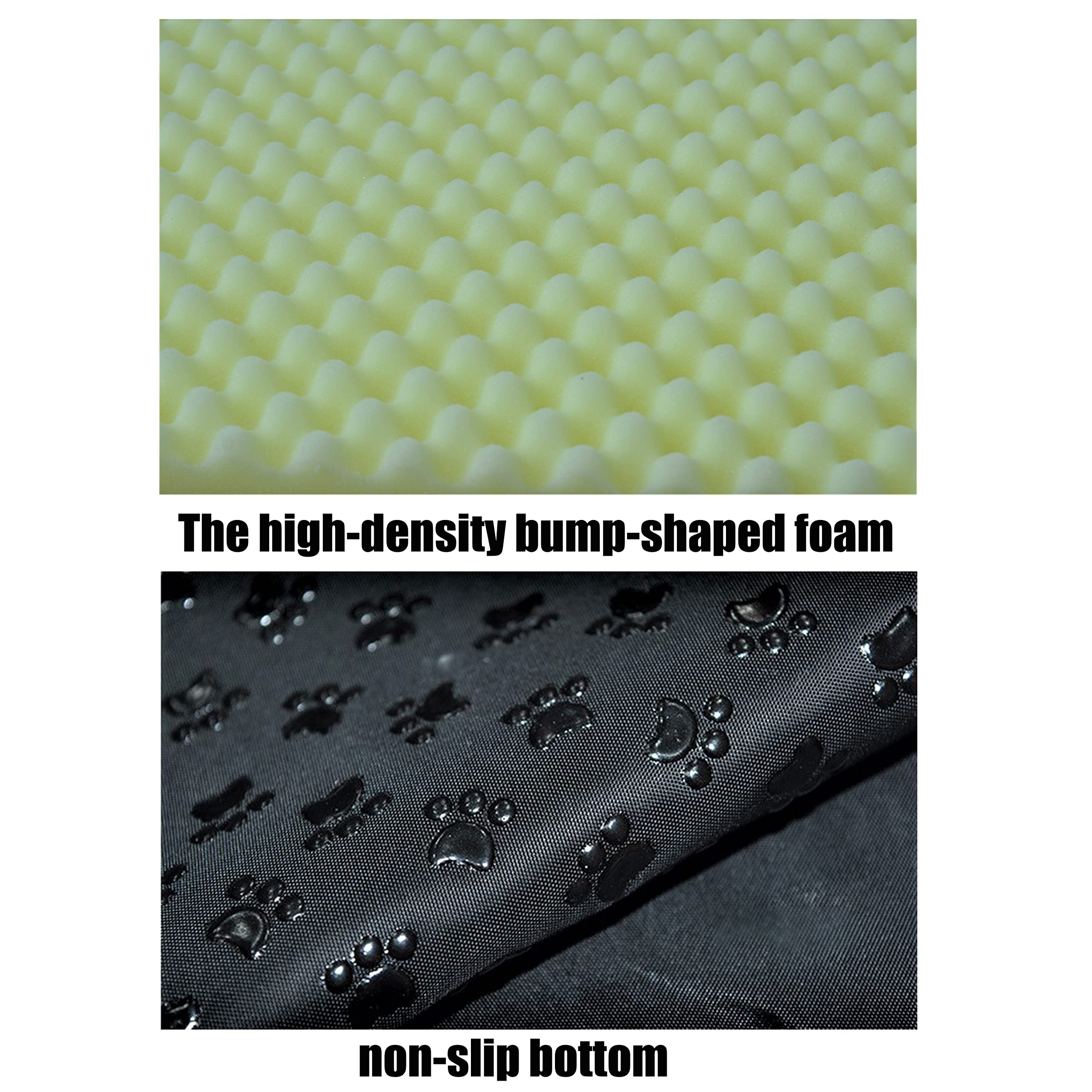 FOUIYIUTU non-slip bottom reduces movement on slick floors.