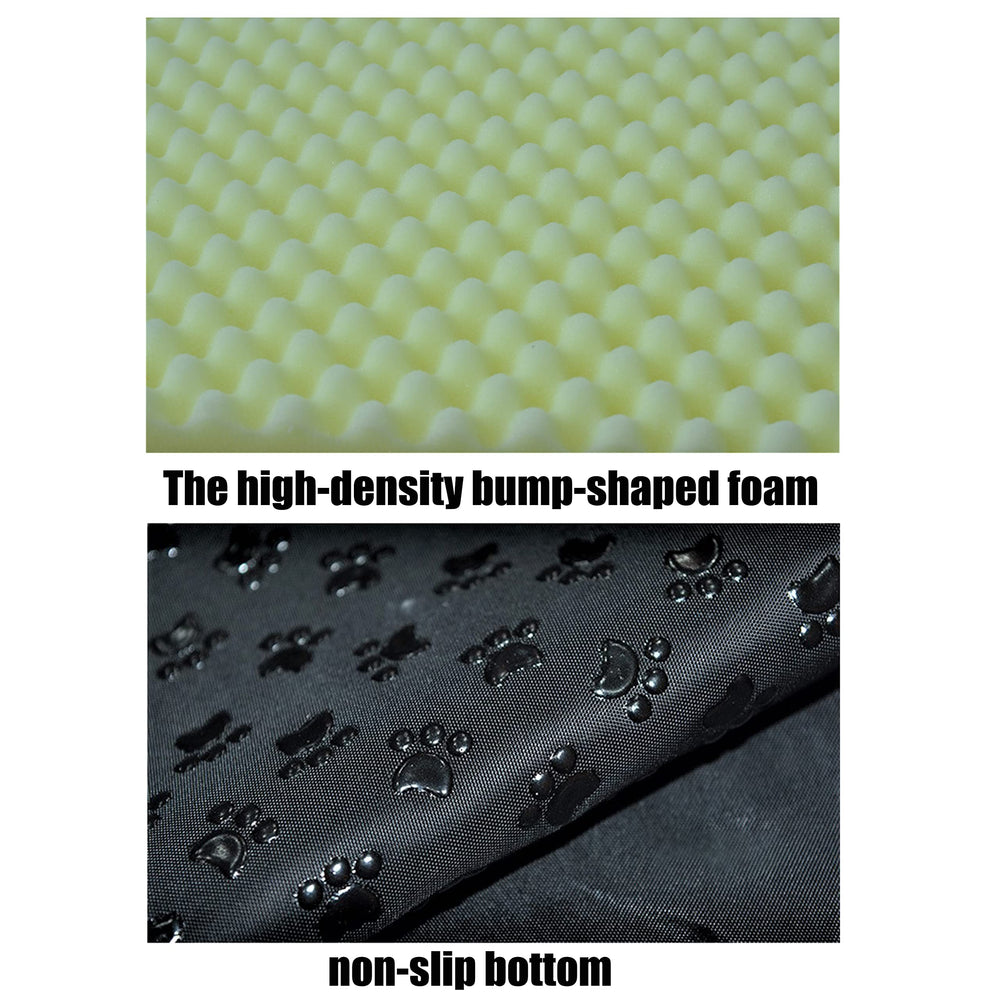 FOUIYIUTU non-slip bottom reduces movement on slick floors.