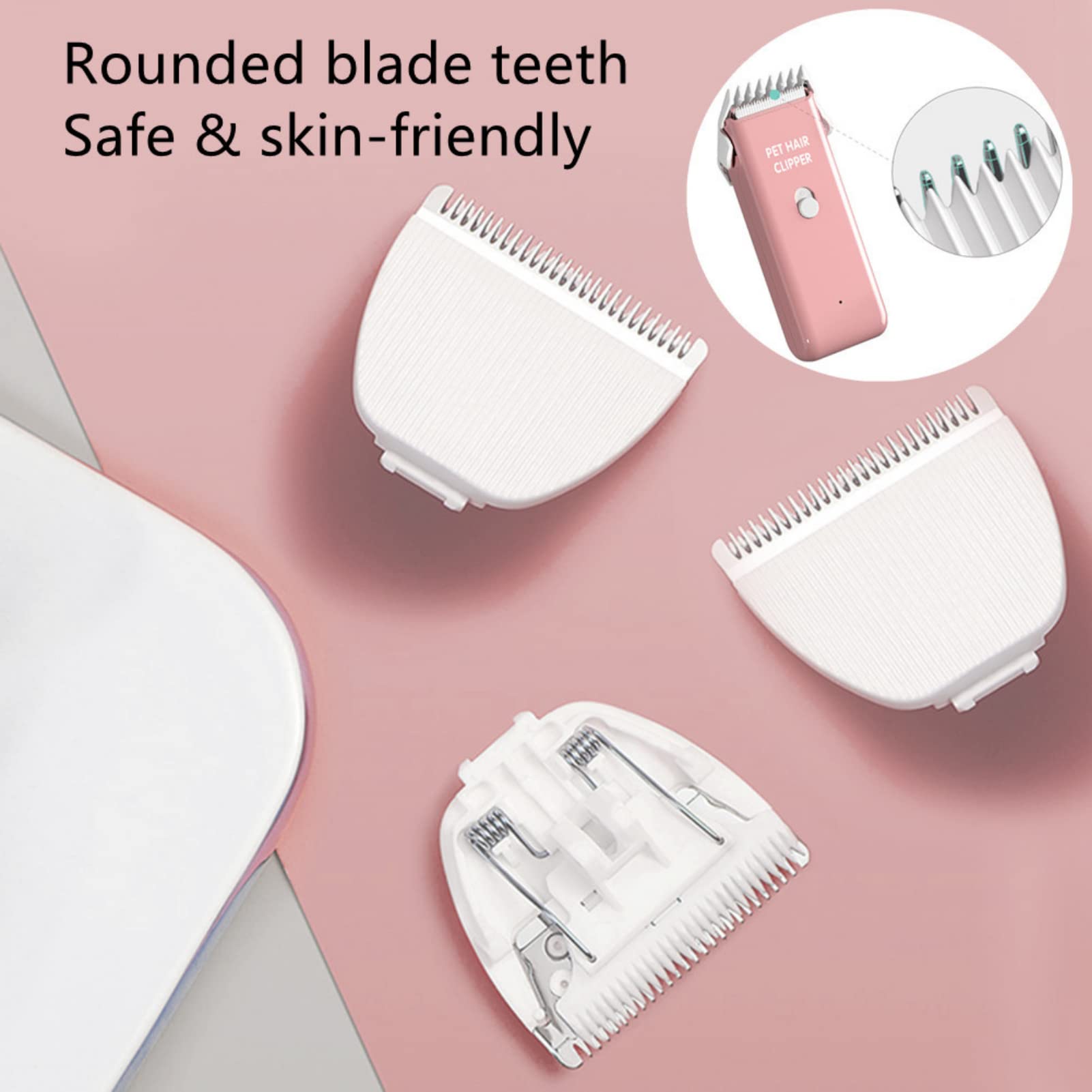 Founouly ceramic blade close-up highlighting skin-friendly zirconia material