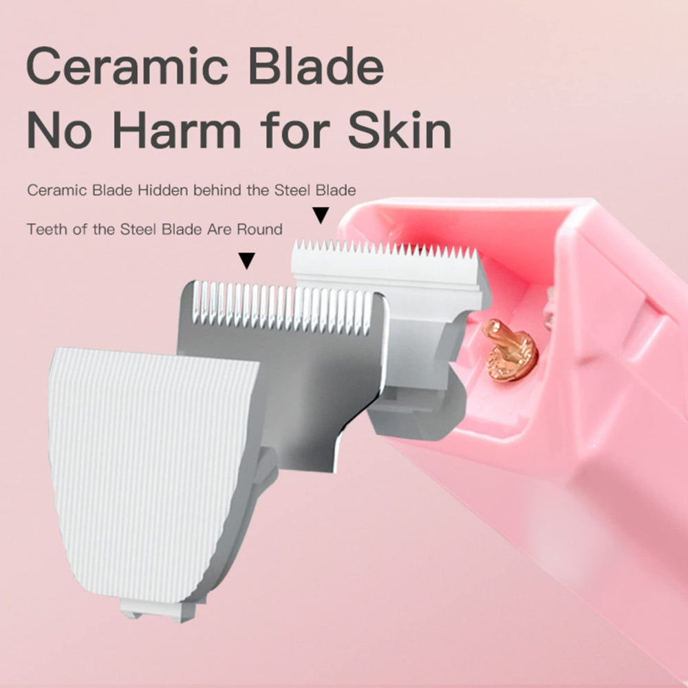 Founouly ceramic blade is skin-friendly and cool during trimming