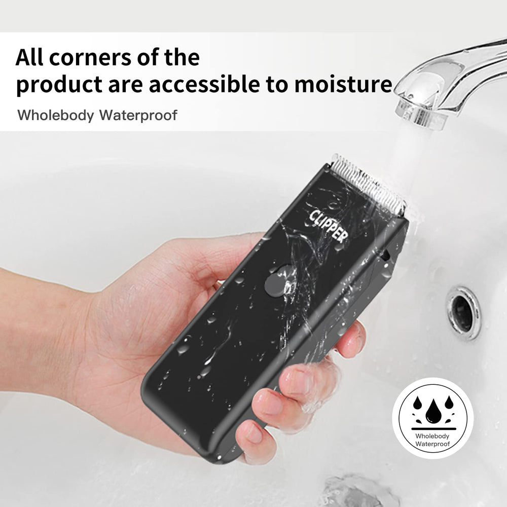 Founouly clipper in use with a pet demonstrates low-noise operation for calm grooming.
