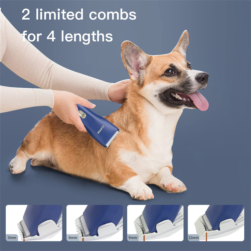 Founouly comb attachments 3-6 and 9-12 mm enable customizable lengths.