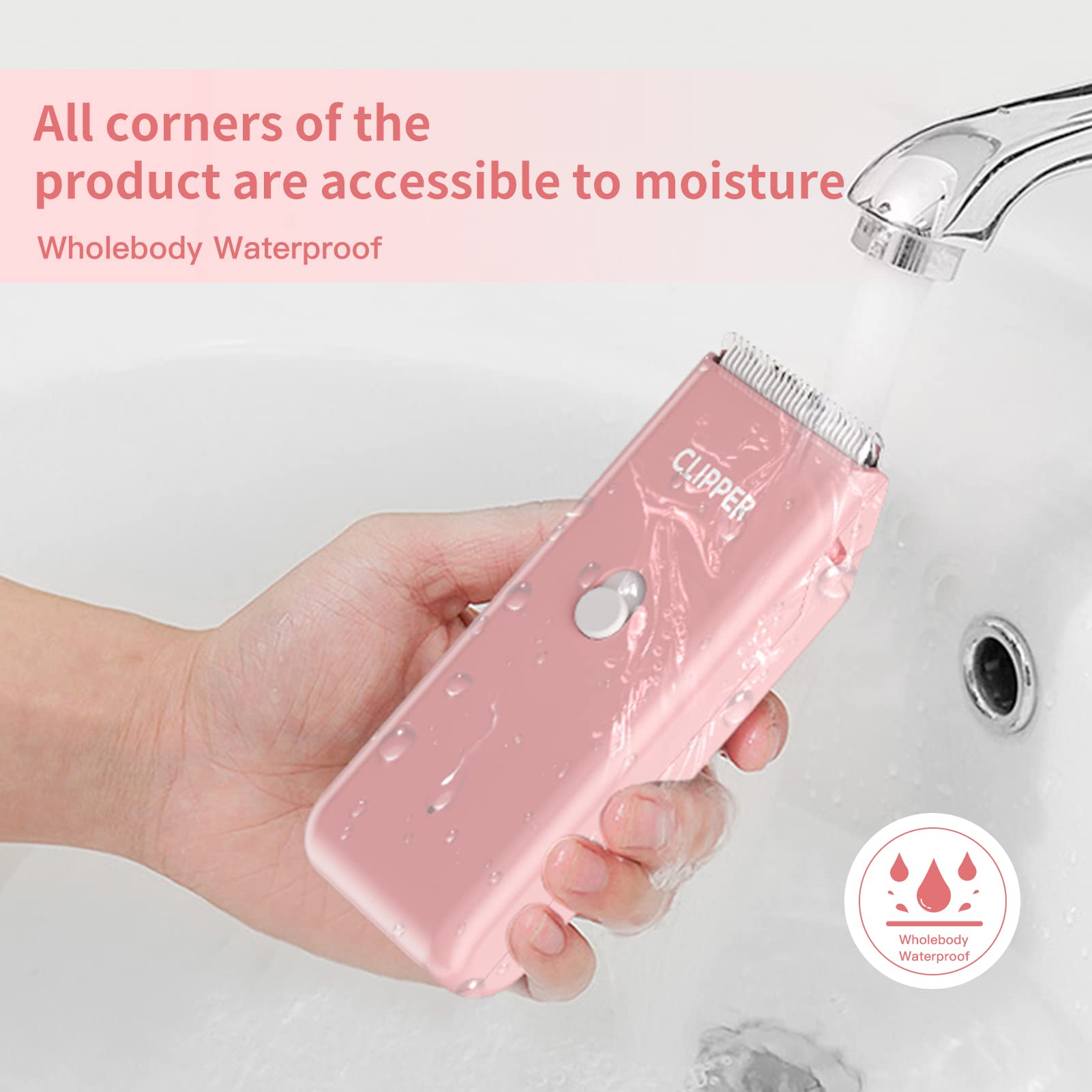 Founouly includes comb attachments 3-6mm and 9-12mm for varied trims.