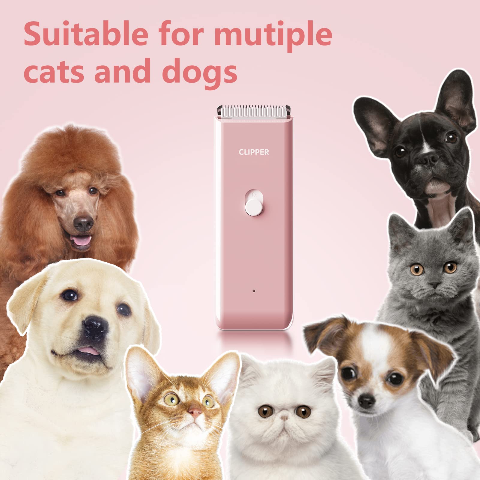 Founouly Pink clipper charging cord shows easy power on the go