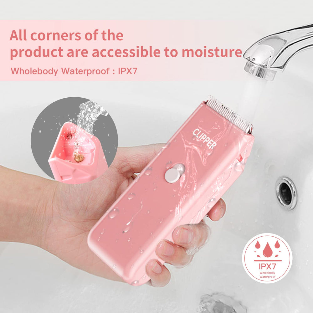 Founouly Pink clipper kit layout displays the full 9 piece starter set