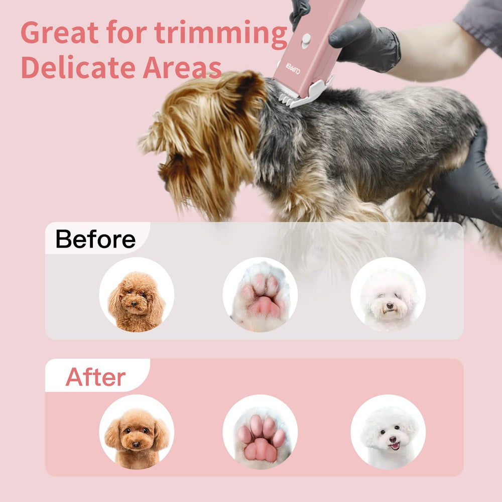 Founouly Pink clipper nail clipper and file support at home pet care