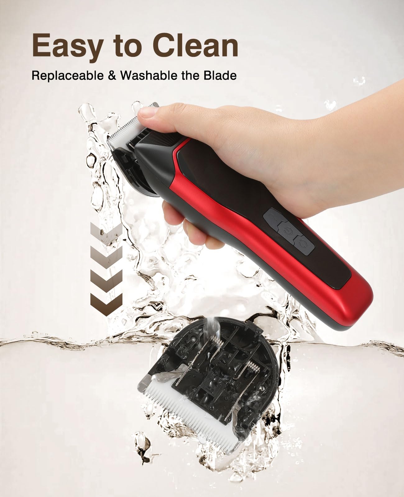 Founouly TS066 complete grooming kit includes guard combs and tools