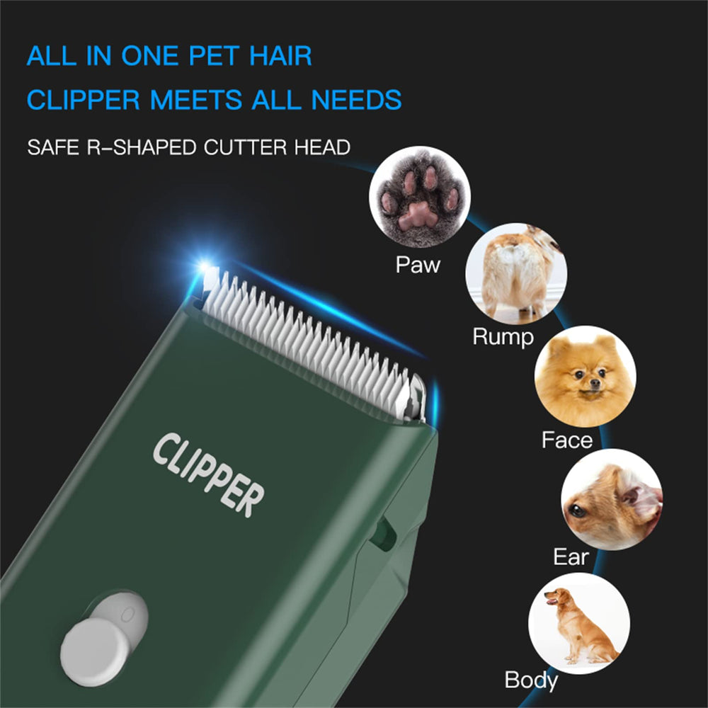 Founouly waterproof IPX7 clipper ready for bath-time cleaning