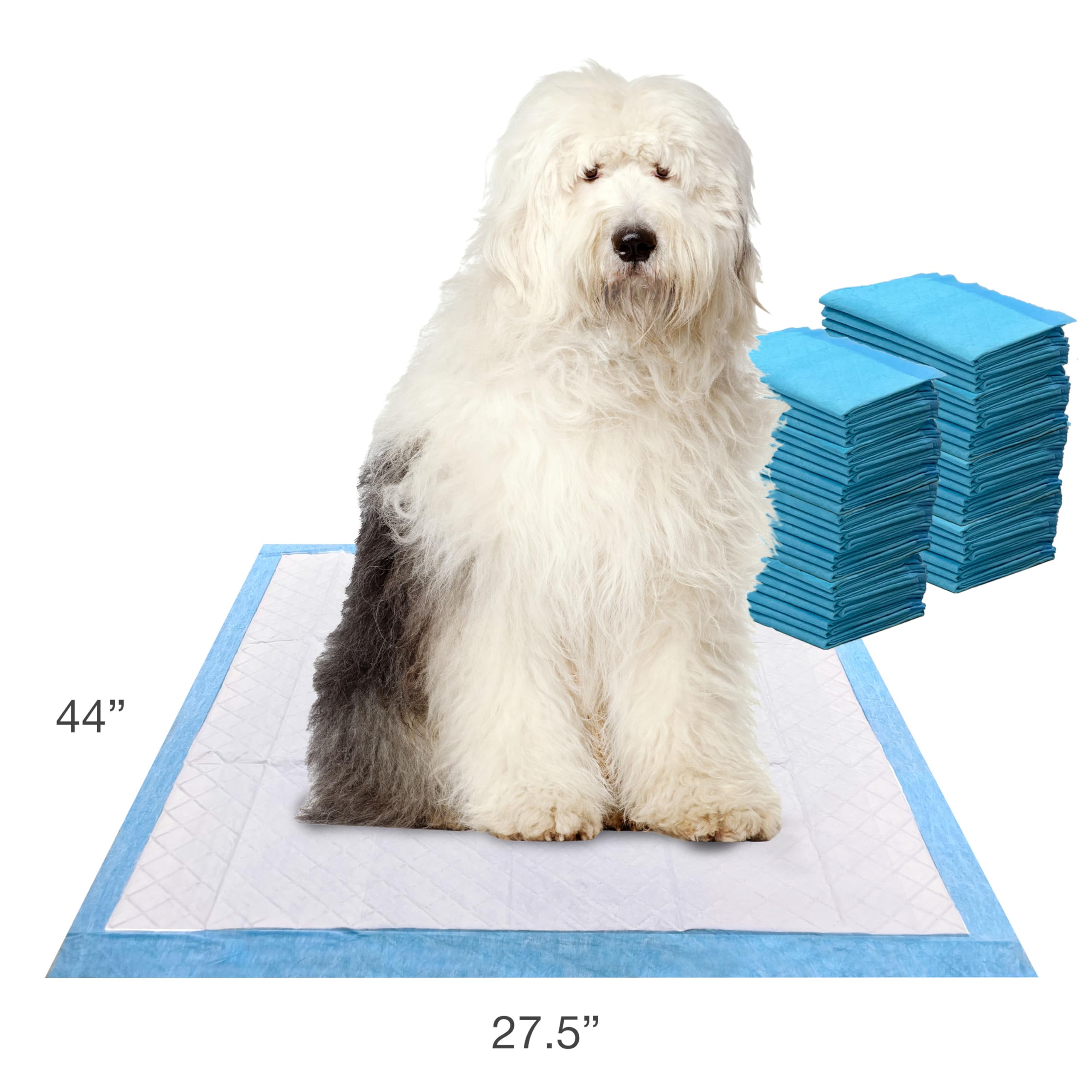 Four Paws Wee-Wee six-layer leak-proof-floor-armor protects floors.