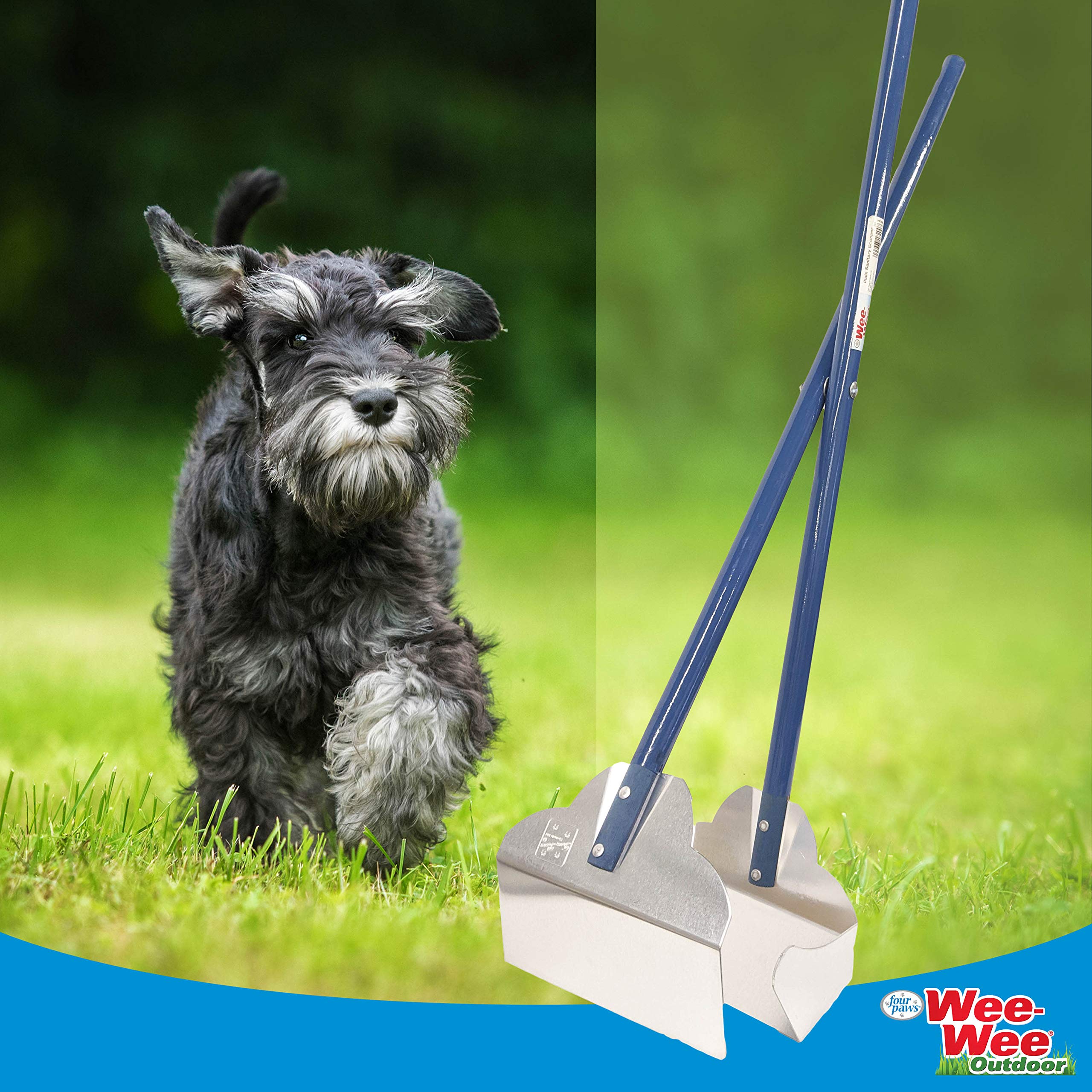 Four Paws Wee-Wee works across grass and sand for versatile outdoor pickups.