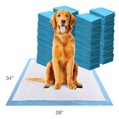 Four Paws Wee-Wee pad rapid-drying top layer keeps surfaces drier between changes.