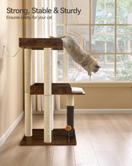 FourFurPets cat tree anti-slip base and anti-tip kit improve stability during play