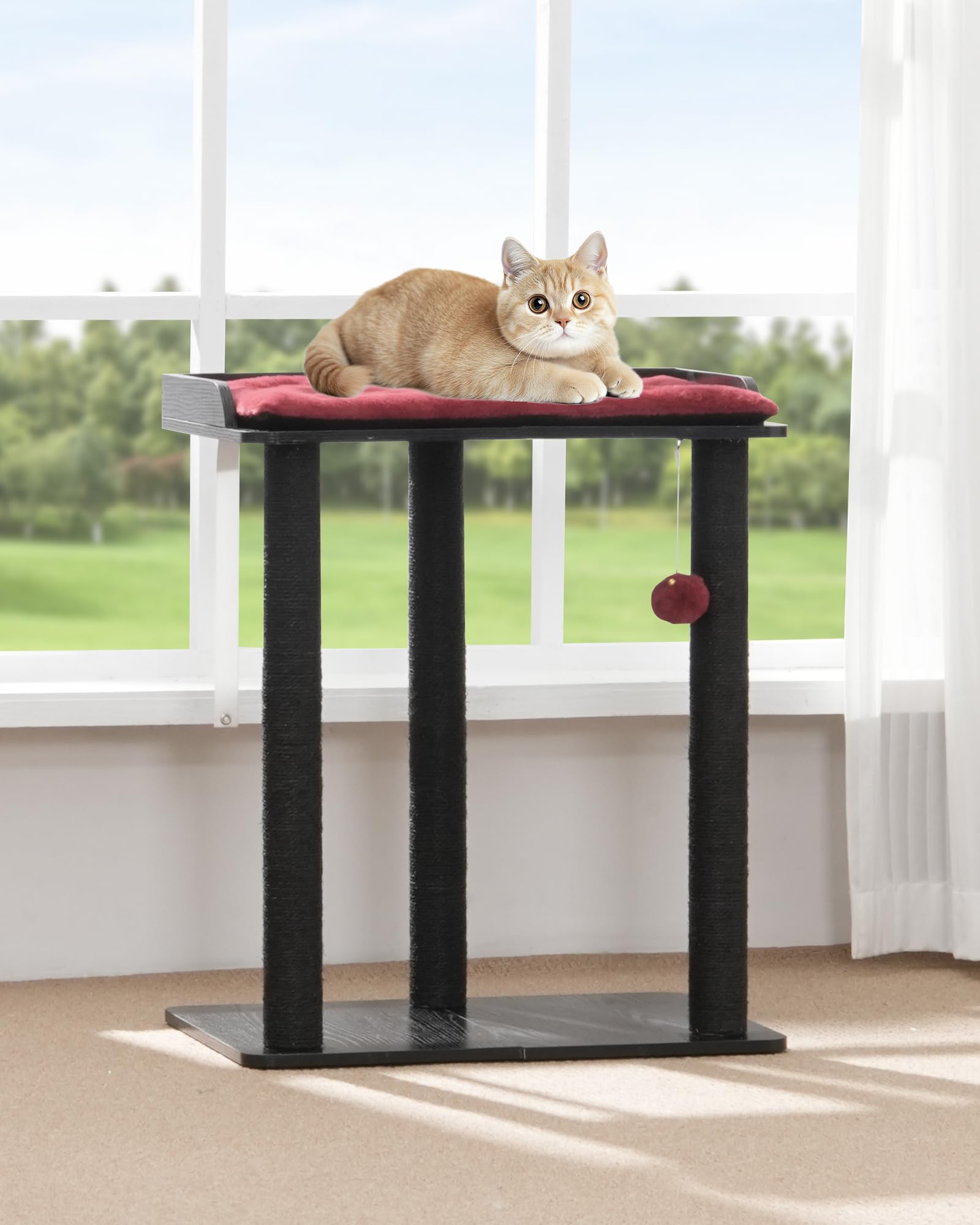 FourFurPets large platform cushion detail with soft plush for comfort.