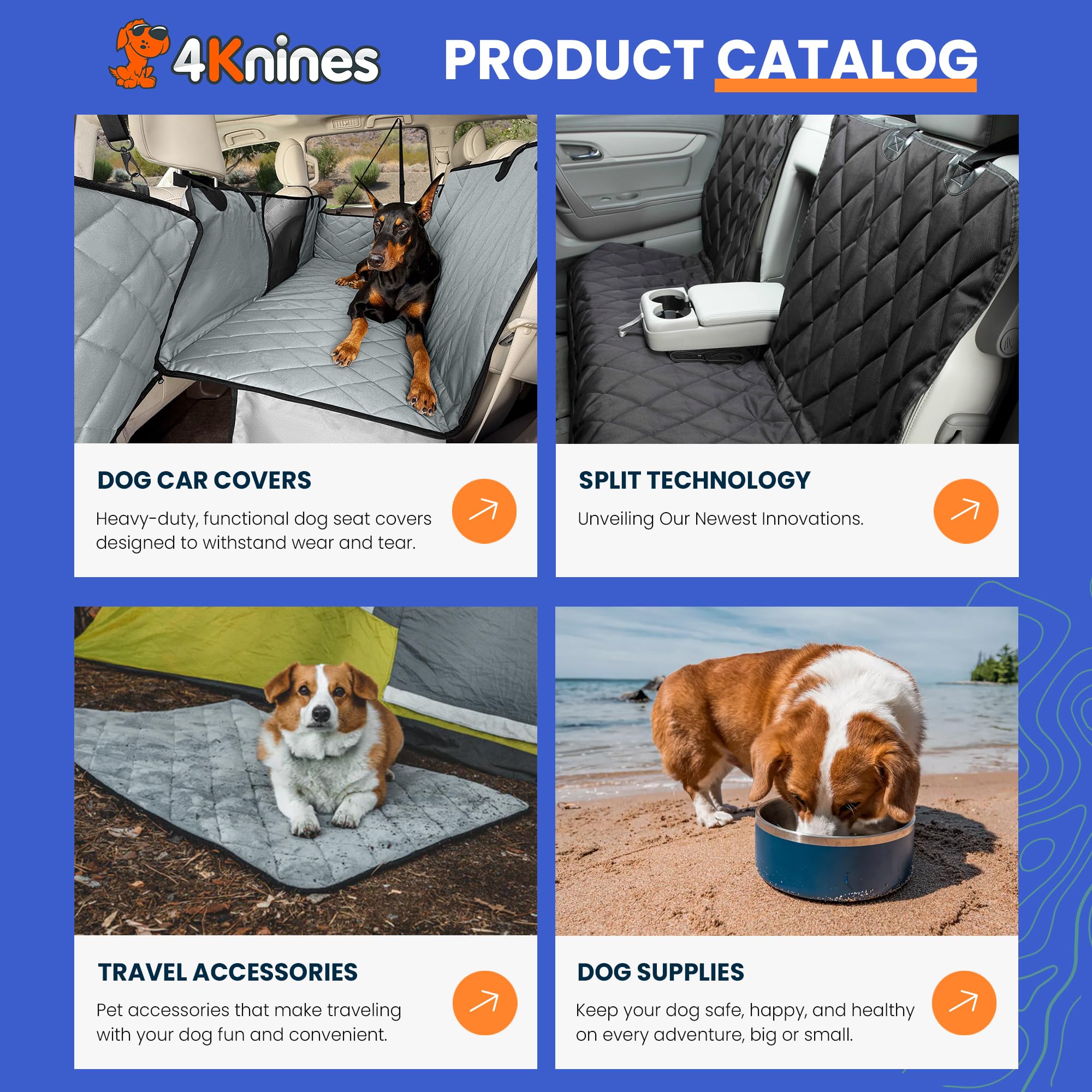 4Knines dog bed cover shields bedding to reduce mess and simplify maintenance.