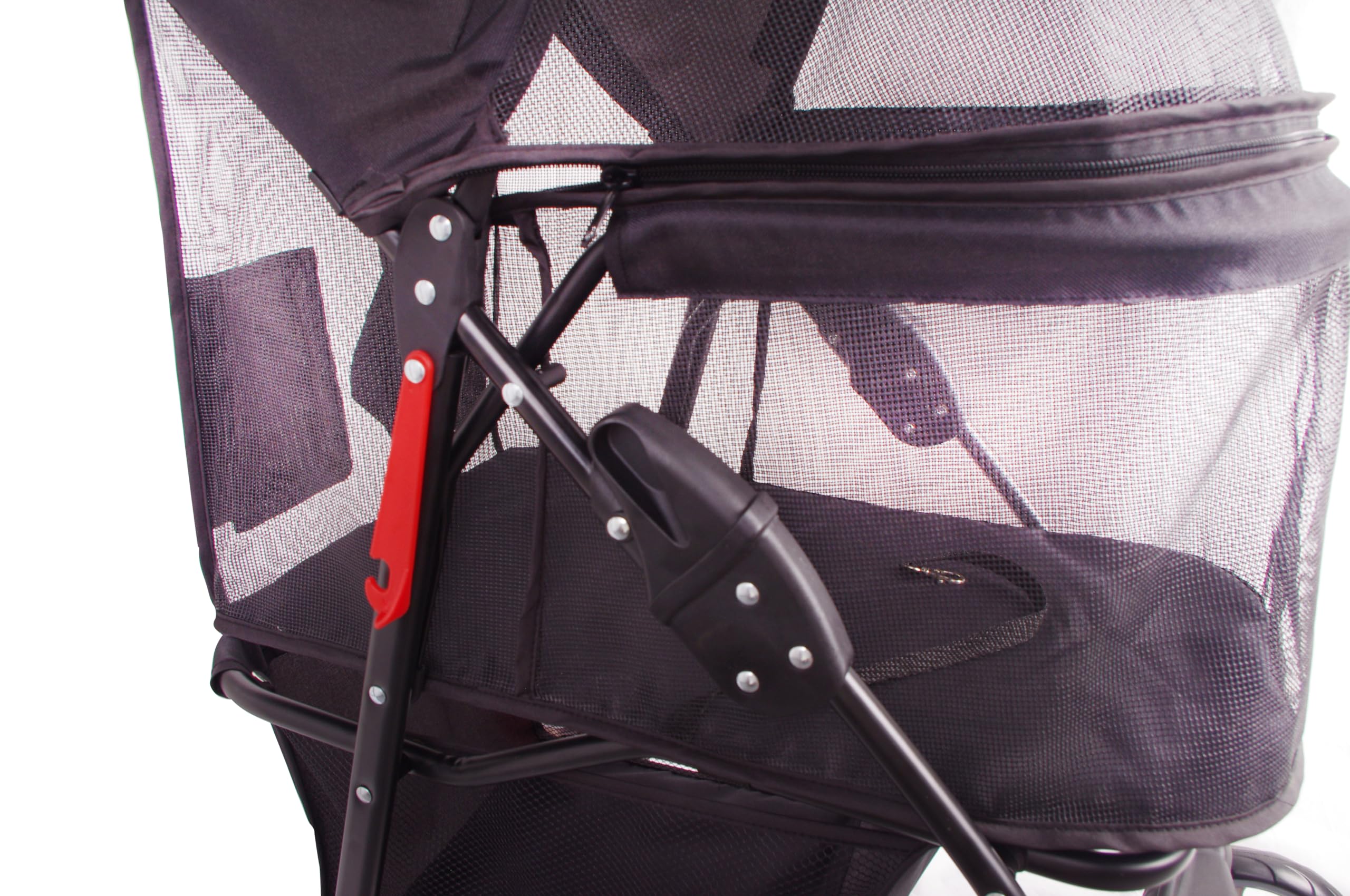 FOURPAW stroller 360-swivel wheels deliver smooth, effortless steering