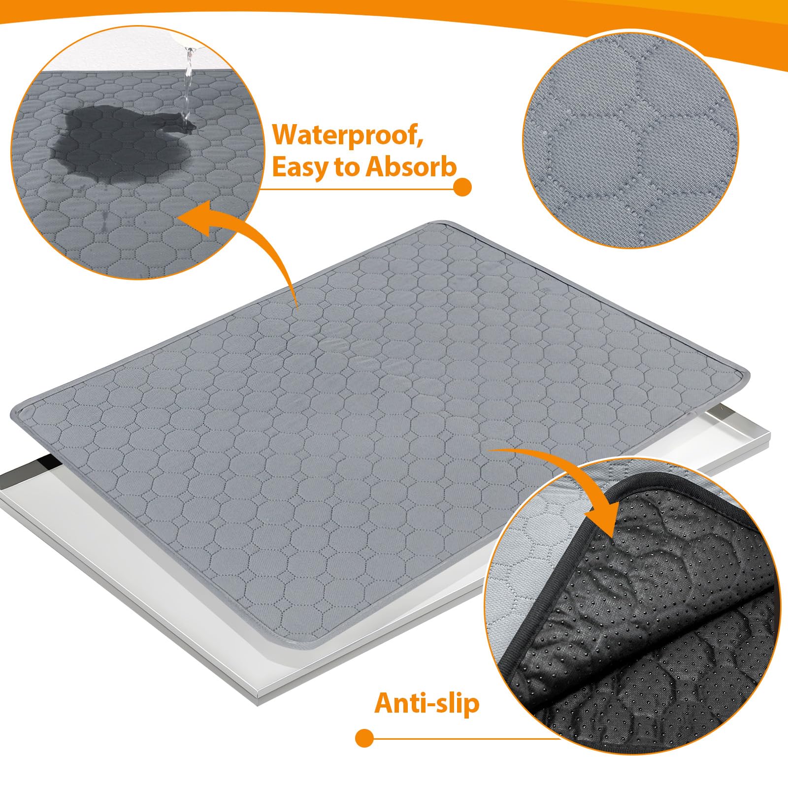 Fovima crate pan stainless tray easy to clean and rust resistant