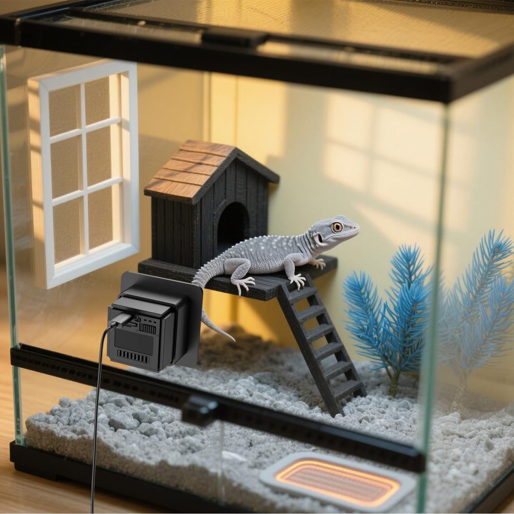 Fowuyeep camera with anti glare lens captures clear footage through glass.