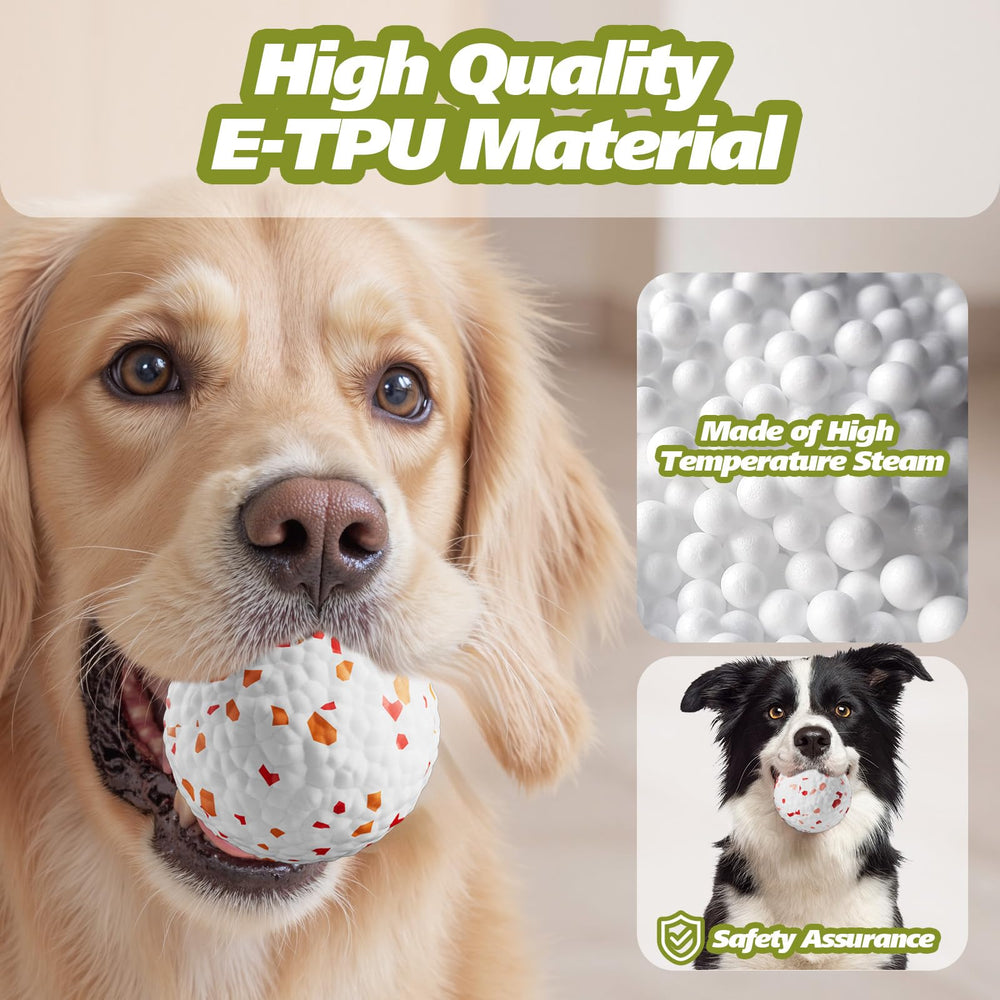 FOXMM E-TPU dog balls all-breed design for safe play.