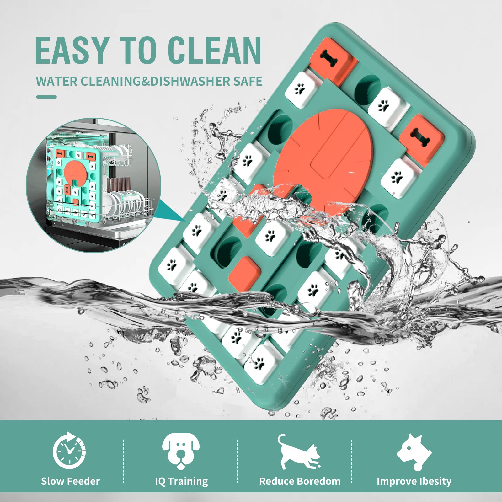 FOXMM dog toy uses food-safe PP material for durable, non-toxic play.