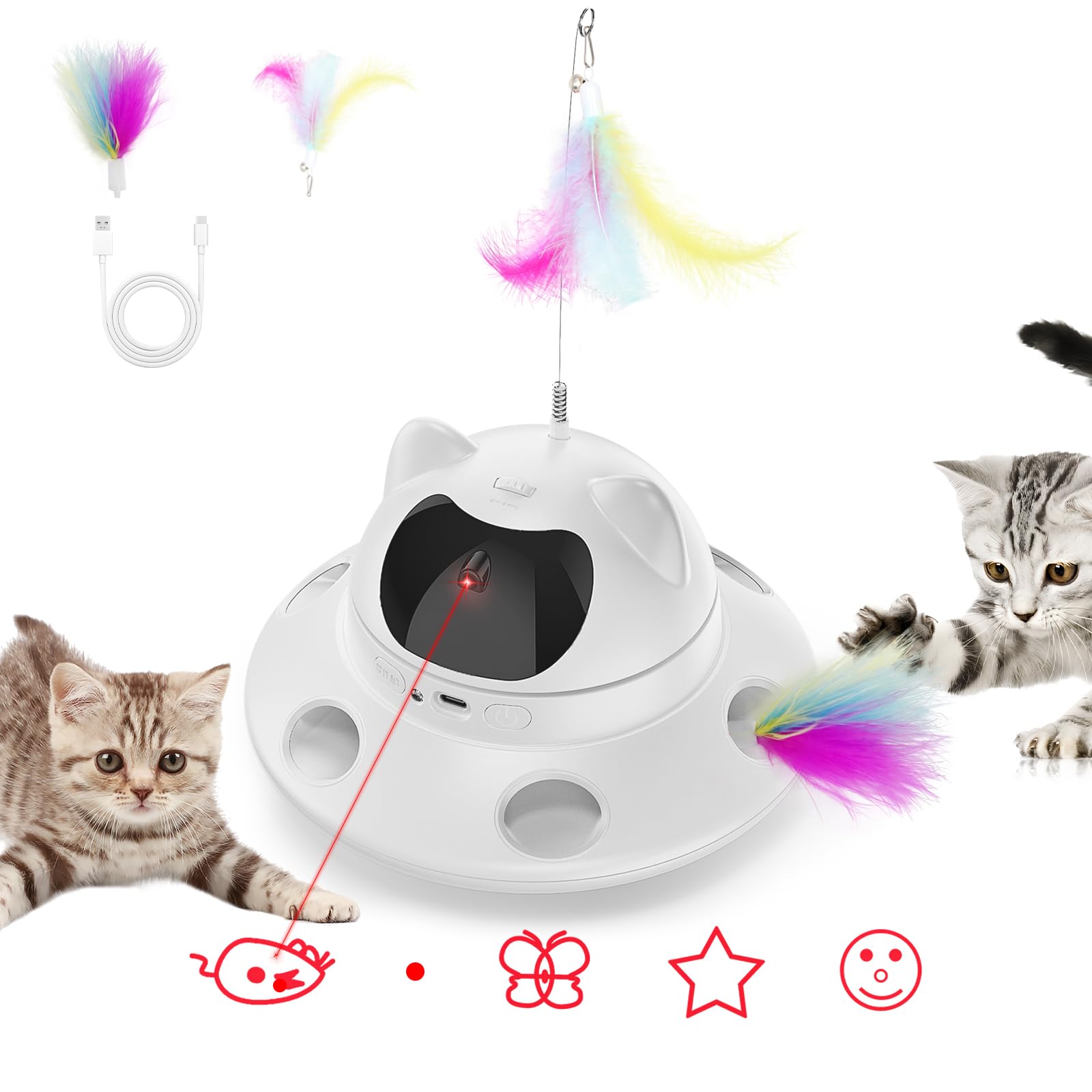 Foyoilait indoor-exercise setup helps keep cats active in small spaces.
