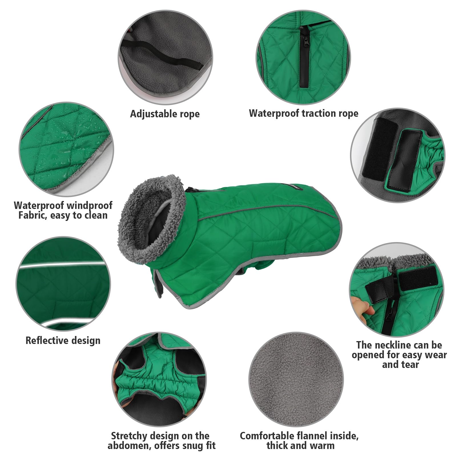 Fragralley waterproof zipper leash hole image shows convenient leash attachment.