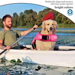 Fragralley dog life vest adjustable straps ensure snug fit during pool play.