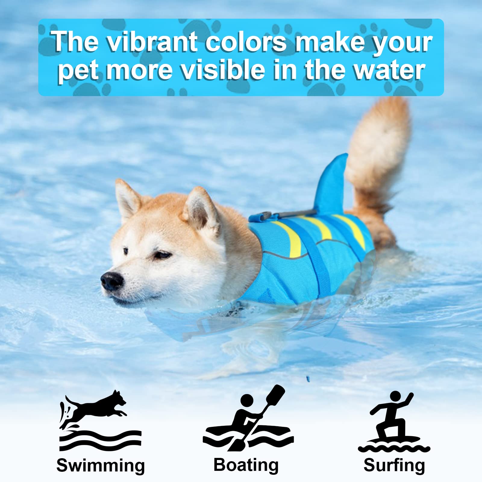 Fragralley dog life vest supports water adventure with buoyancy and mobility.