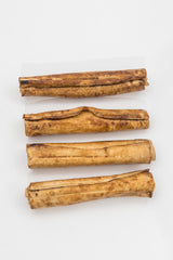 Frankly Original beef collagen rolls closeup, showing natural texture for prolonged chewing.